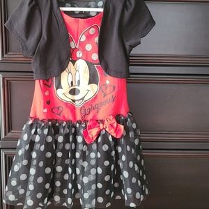 * Super Cute Gently Used Disney Minnie Dress Size 6